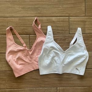 Lot of 2 Puma sports bras